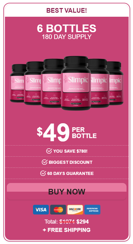 slimpic 6 bottles price